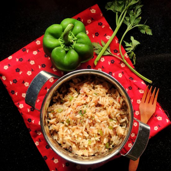 Garlic And Celery Fried Rice - Recipe photo by thesundayfoodapprentice