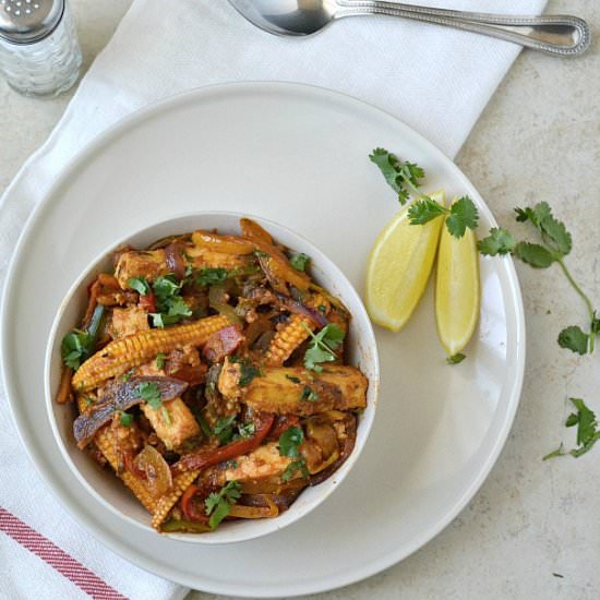 Paneer Baby Corn Jalfrezi - Recipe photo by ShwetaintheKitchen