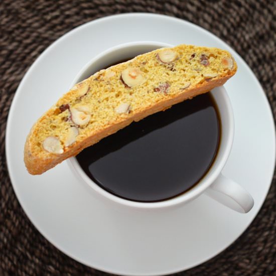 Hazelnut + Cardamom Biscotti - Recipe photo by lucismorsels
