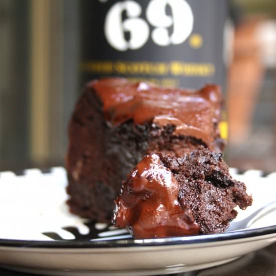 Chocolate Whiskey Cake - Recipe photo by The Desserted Girl