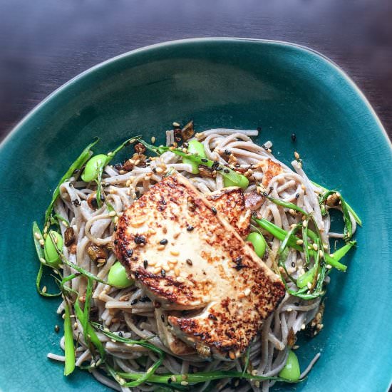Spring Clean Soba Noodles and Tofu - Recipe photo by loloslittlekitchen