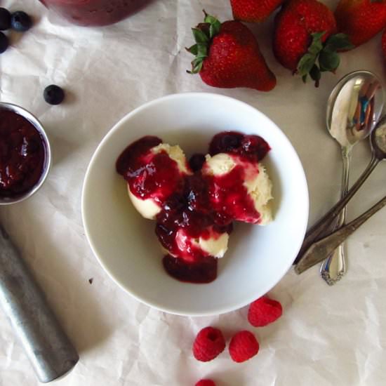 Spring Berry Syrup - Recipe photo by Happy Food Happy Home