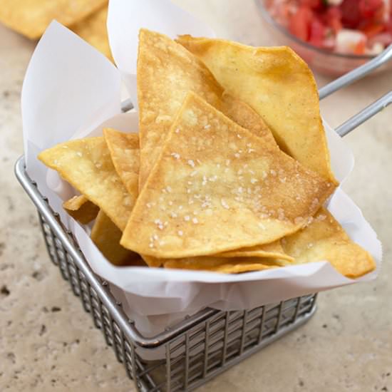 Homemade Tortilla Chips - Recipe photo by ChefSavvy