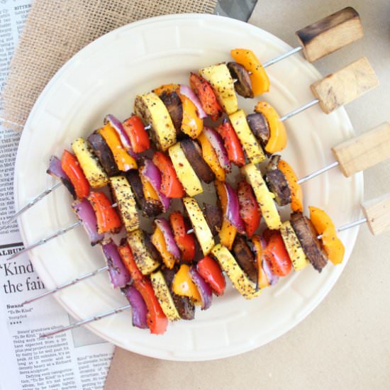 Grilled Vegetable Skewers - Recipe photo by Whitney Bond