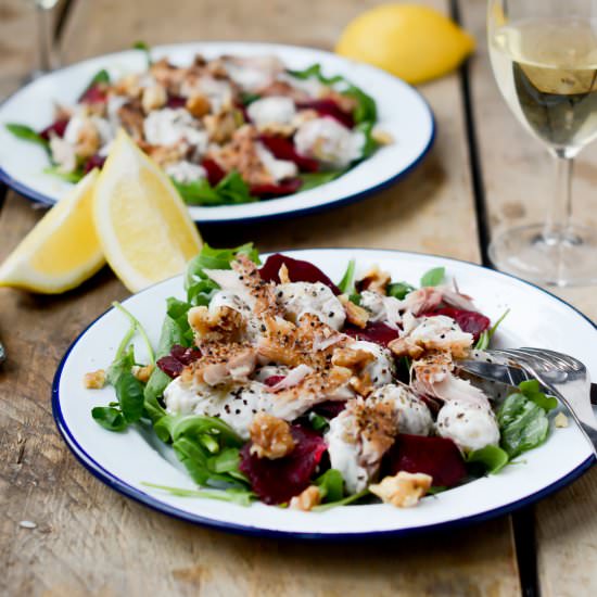 Jersey Royal & Mackerel Salad - Recipe photo by AFeastForTheEyes