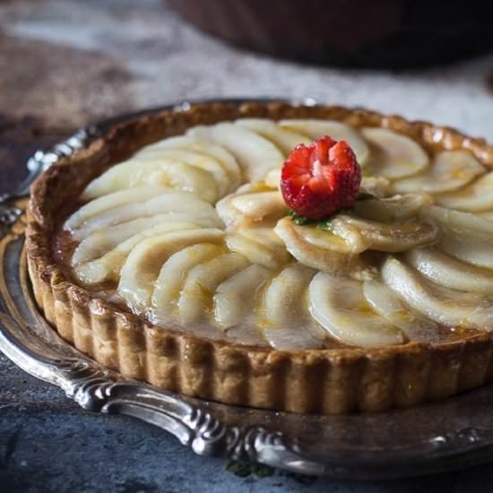 Pear and Frangipane Tart - Recipe photo by Gday Souffle