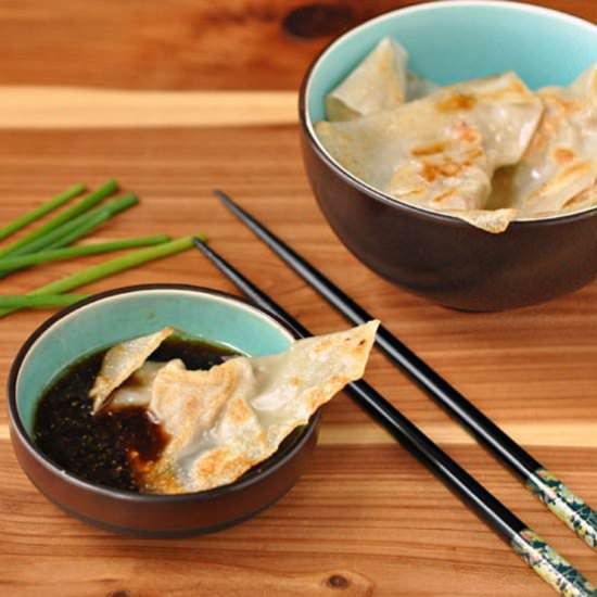 Pork & Chive Pot Stickers - Recipe photo by maeghan21