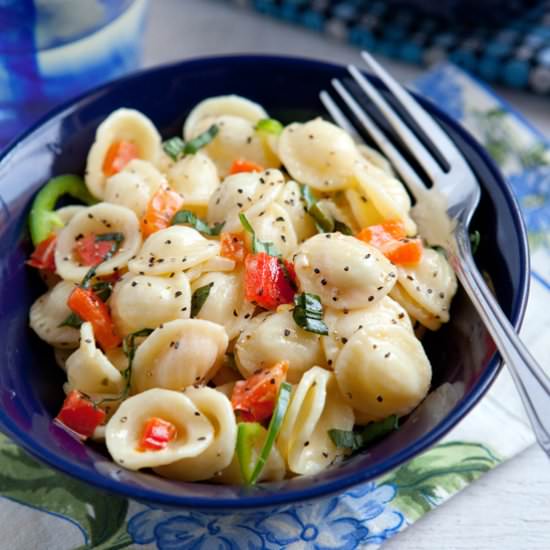 Spicy Orecchiette Pasta - Recipe photo by kitchen serendipity