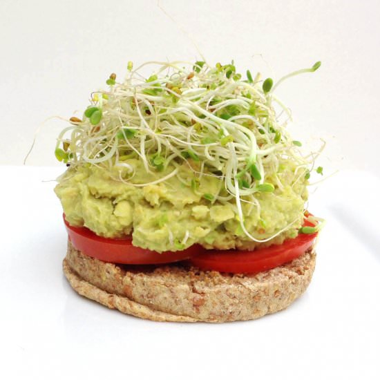 Chickpea & Avocado Sandwich - Recipe photo by Luv My Veggie Table