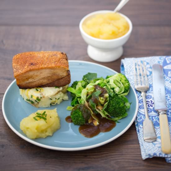 Slow Cooked Belly Pork - Recipe photo by KitchenSanctuary