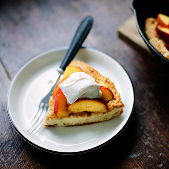 Baked Pancake with Nectarines - Recipe photo by what should i eat for breakfast today