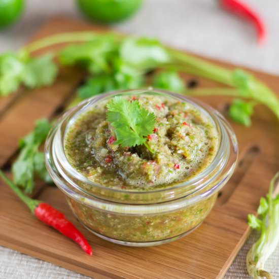 Thai Style Sweet Sour Chilli Paste - Recipe photo by Gingybite