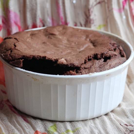 Chocolate Souffle - Recipe photo by Bread Brownies and Beyond
