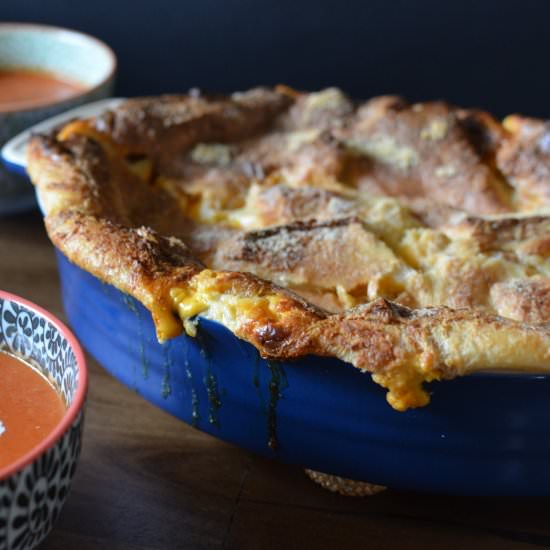 Grilled Cheese Bread Pudding - Recipe photo by apronclad