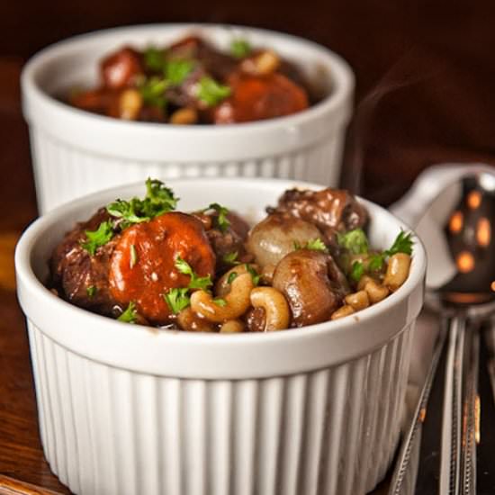 Beef Cheek Daube with Carrots - Recipe photo by SisBoomBlog