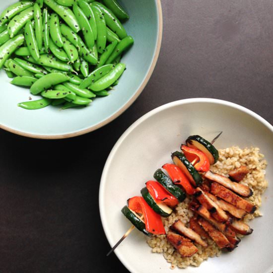Sesame Sugar Snap Peas - Recipe photo by dailywaffle