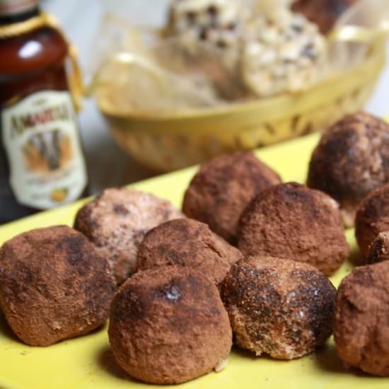 Amarula Chocolate Truffles - Recipe photo by The Desserted Girl