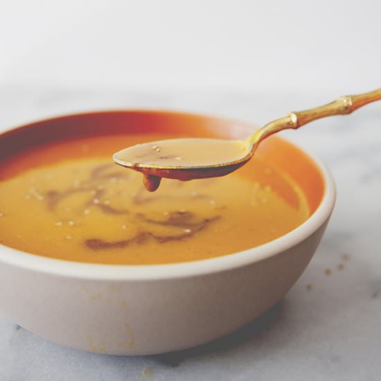 Carrot Coconut Soup - Recipe photo by thekitchykitchen