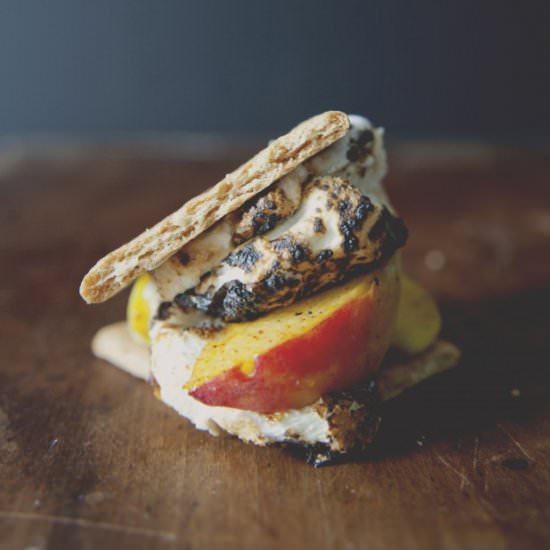 S'mores + Peaches = Smeaches - Recipe photo by thekitchykitchen