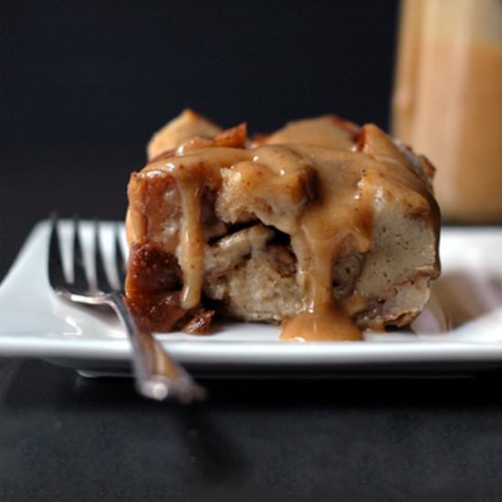 Pretzel Bread Pudding - Recipe photo by alocalchoice