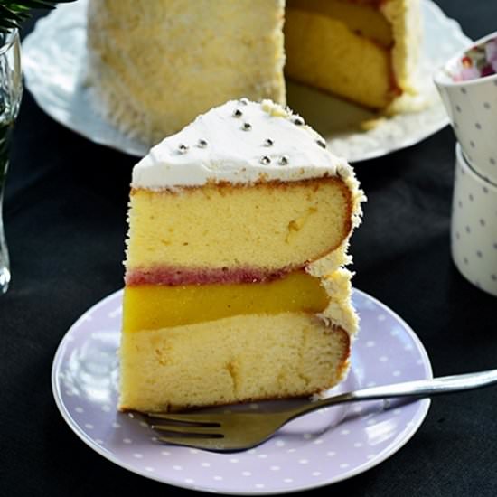 Banana Coconut Cream Cake - Recipe photo by olgalina