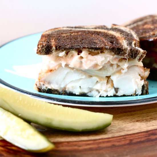 Grouper Reuben - Recipe photo by perpetuallyhungry