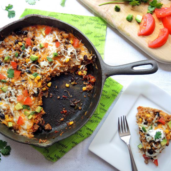 Skillet Mexican Pie with Homemade - Recipe photo by Cooking Creation