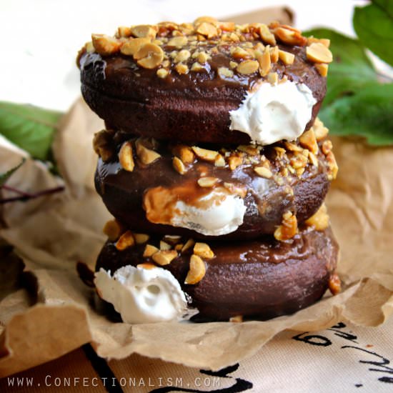 Rocky Road Doughnuts - Recipe photo by Confectionalism