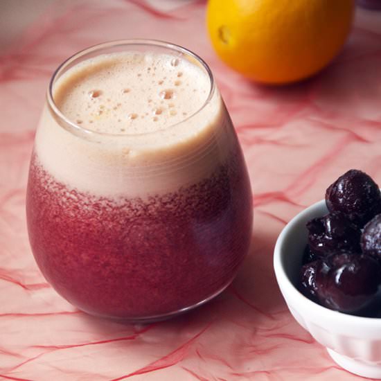 Cherry Orange Cranberry Juice - Recipe photo by the pescetarian and the pig
