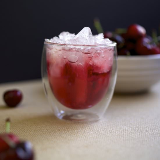 Cherry Pie Cocktail - Recipe photo by cinemaandspice