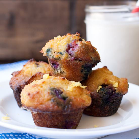 Gluten Free Blueberry Muffins - Recipe photo by kimshealthyeats