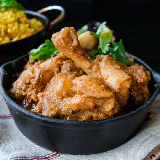 Bengali Bhuna Chicken- Kosha Murgi - Recipe photo by Gastronomic Bong