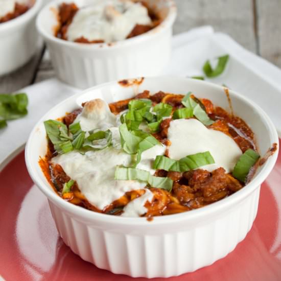 Sausage and Zucchini Pasta Bake - Recipe photo by simple roots