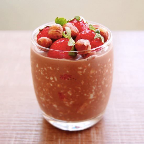 Chocolate Strawberry Overnight Oats - Recipe photo by marijasmine