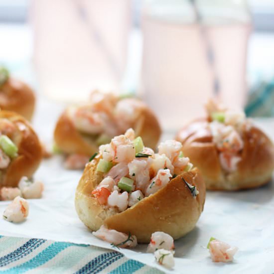 Mini Shrimp Rolls - Recipe photo by cookingforkeeps