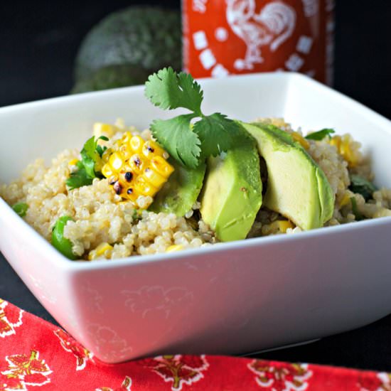 Grilled Corn & Quinoa Salad - Recipe photo by crissy0316