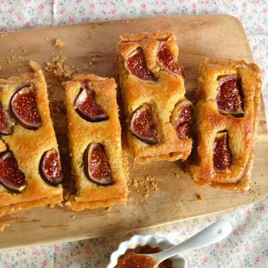 Fig Frangipane Tart - Recipe photo by moonshine and lemon