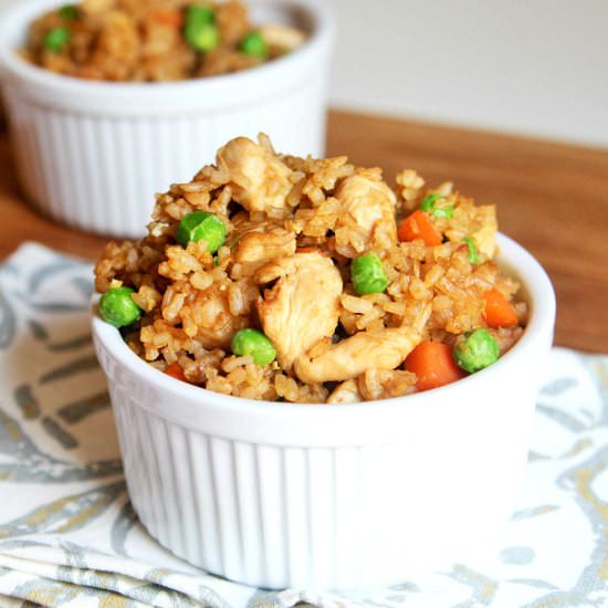 Chicken Fried Rice - Recipe photo by thetastybite