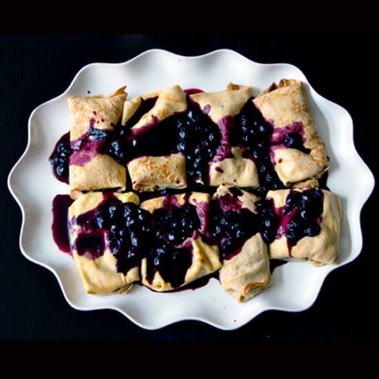 Blueberry Blintzes - Recipe photo by bunsenburnerbakery