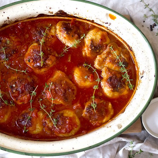 Cajun and Tomato Baked Chicken - Recipe photo by Aninas Recipes