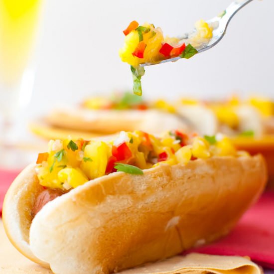 Tropical Sausage Dogs - Recipe photo by slimpickinskitchen