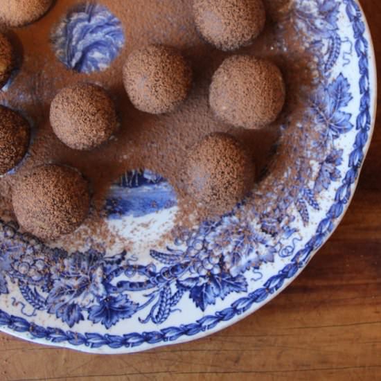 Fig, Orange & Cacao Truffles - Recipe photo by littleandloved