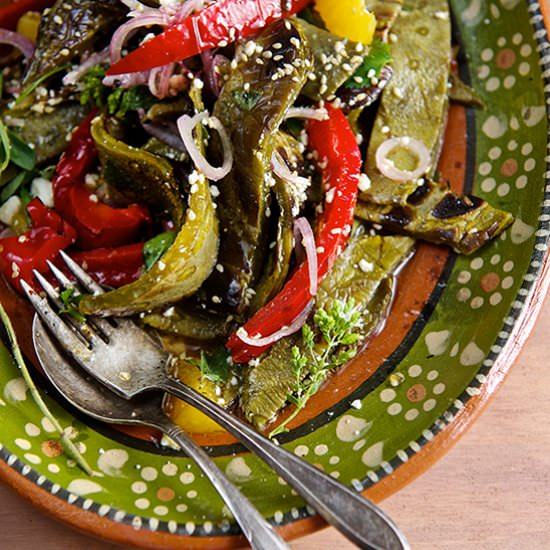 Grilled Nopalitos Salad - Recipe photo by Yes more please