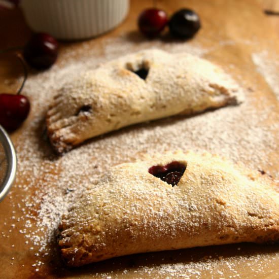 Sour Cherry Hand Pies - Recipe photo by thetastybite