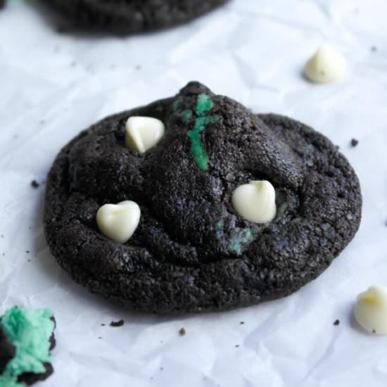 Double Chocolate Mint Oreo Cookies - Recipe photo by britalarson