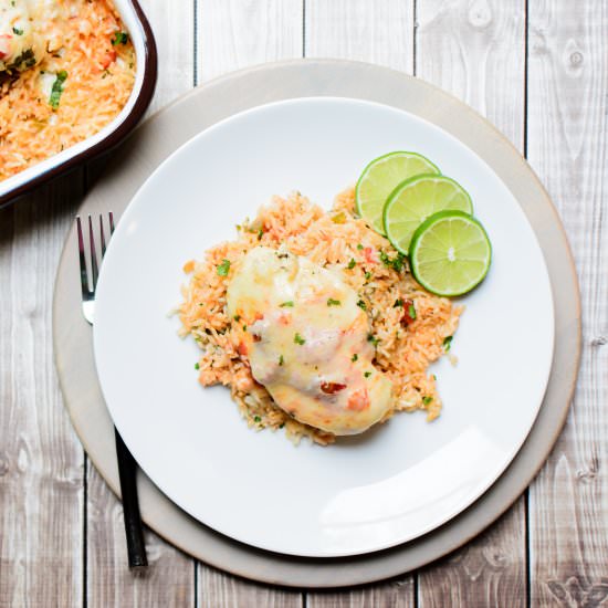 Baked Cilantro-Lime Chicken & Rice - Recipe photo by kitchenjoy