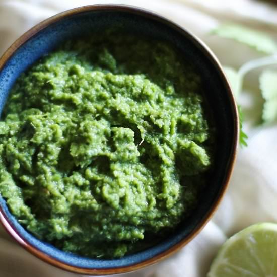 Easy Green Curry Paste - Recipe photo by roastedroot