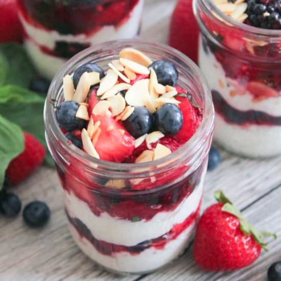 Berry Parfait w/ Vanilla Ricotta - Recipe photo by domesticateme