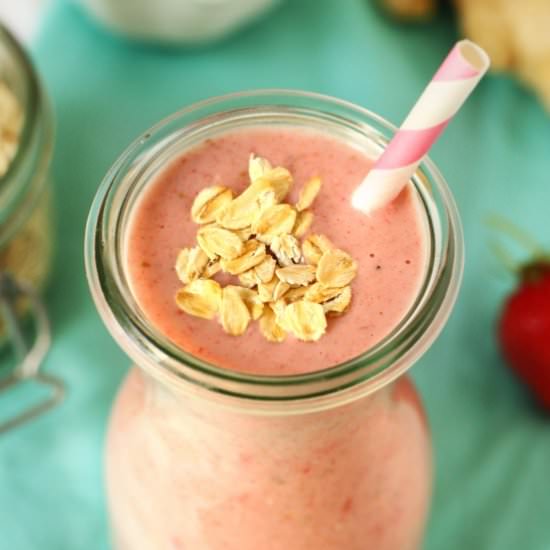Strawberry Ginger Banana Smoothie - Recipe photo by texanerin