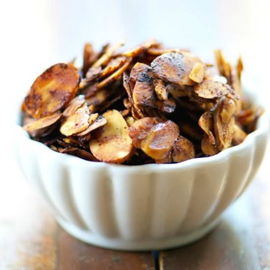 Bacon-Flavored Almond Slivers - Recipe photo by NamelyMarly